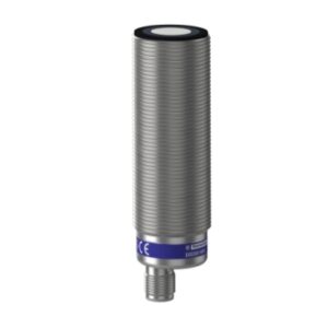 Czujnik ultradźwiękowy XXS30S1VM12 marki Telemecanique Sensors, oferowany przez DYNAMOTION, M30, zakres 1 m, stal nierdzewna, analogowe wyjście.